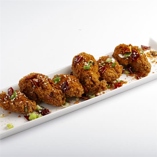 火焰鸡翅 (6pcs) Flaming Volcano Wings (6pcs)